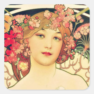Sticker Carré La beauté d'antan