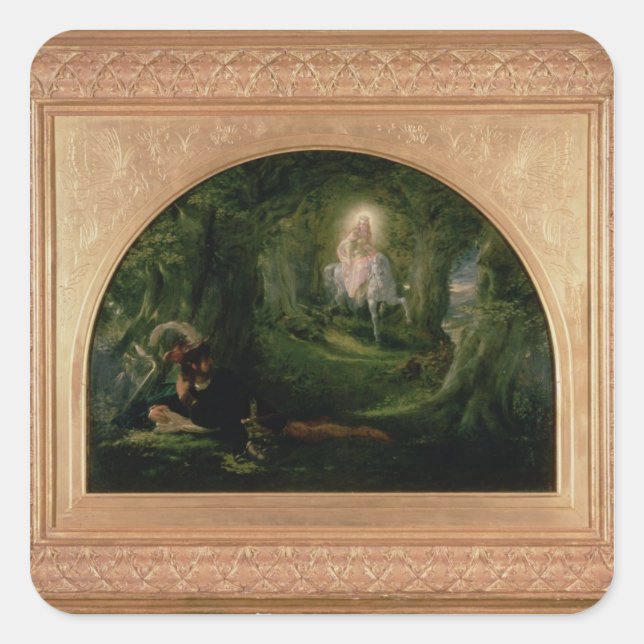 Sticker Carré La Belle Dame Sans Merci (Devant)