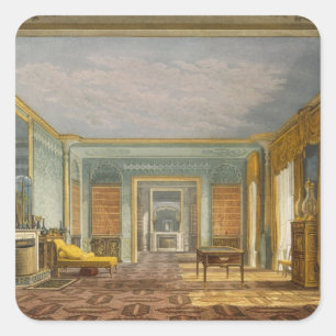 Sticker Carré La Bibliothèque du Roi vue du Pavillon Royal