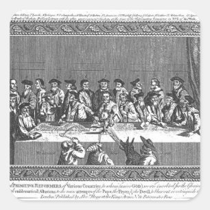 Sticker Carré La bougie de la Réforme est éclairée'