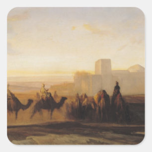 Sticker Carré La Caravane