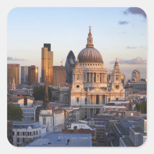 Sticker Carré La cathédrale de St Paul