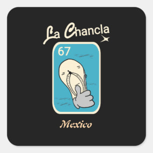 Sticker Carré La Chancla 67 