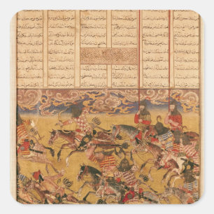 Sticker Carré La charge des Cavaliers de Faramouz