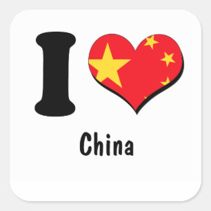 Sticker Carré La Chine