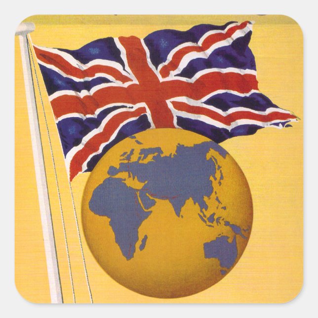 Sticker Carré La compagnie aérienne de l'Empire (Devant)