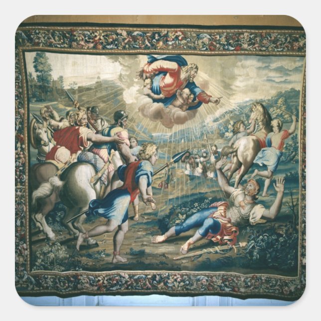 Sticker Carré La conversion de saint Paul (Devant)