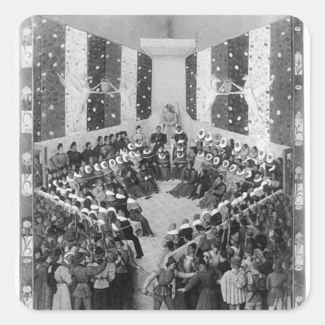 Sticker Carré La Cour de justice (Devant)