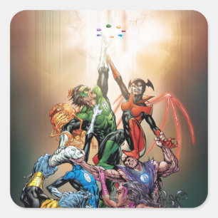 Sticker Carré La couverture de nuit la plus noire