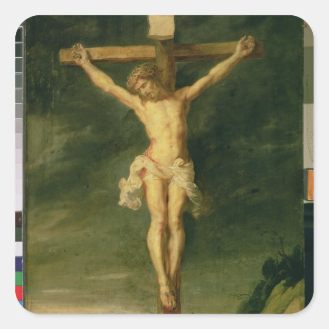 Sticker Carré La Crucifixion 2 (Devant)