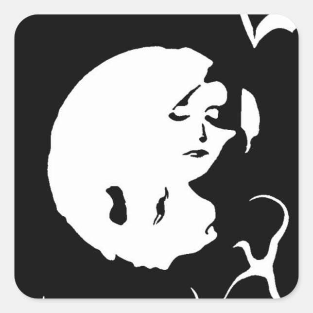 Sticker Carré La Dame (Devant)