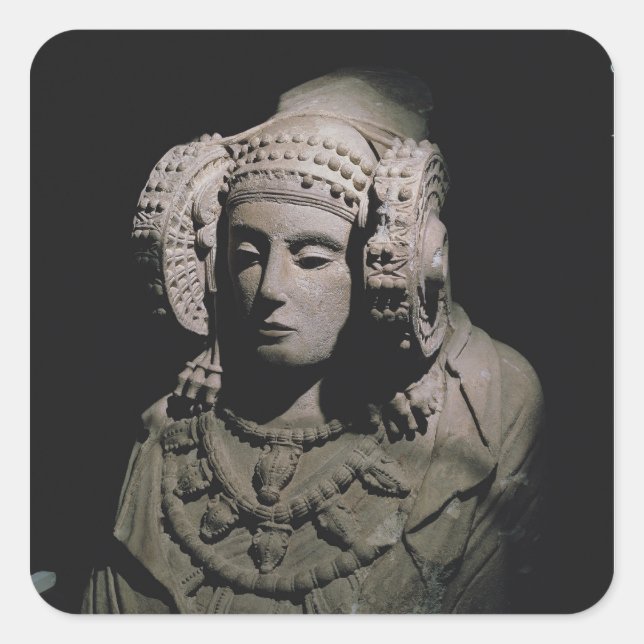 Sticker Carré La Dame d'Elche (Devant)