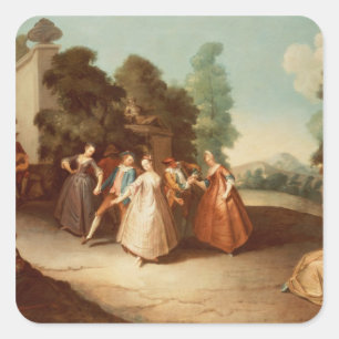 Sticker Carré La Danse