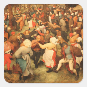 Sticker Carré La Danse Mariage - 1566