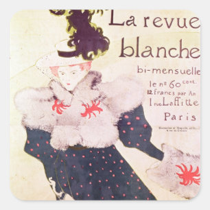 Sticker Carré La de publicité par affichage de Henri De