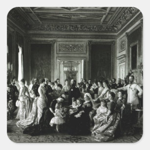 Sticker Carré La famille de la reine Victoria, 1887