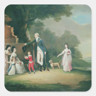 Sticker Carré La famille Kinloch de Kair