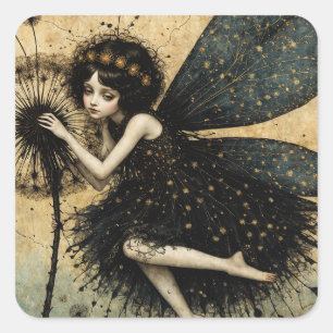 Sticker Carré La fée de Dandylion