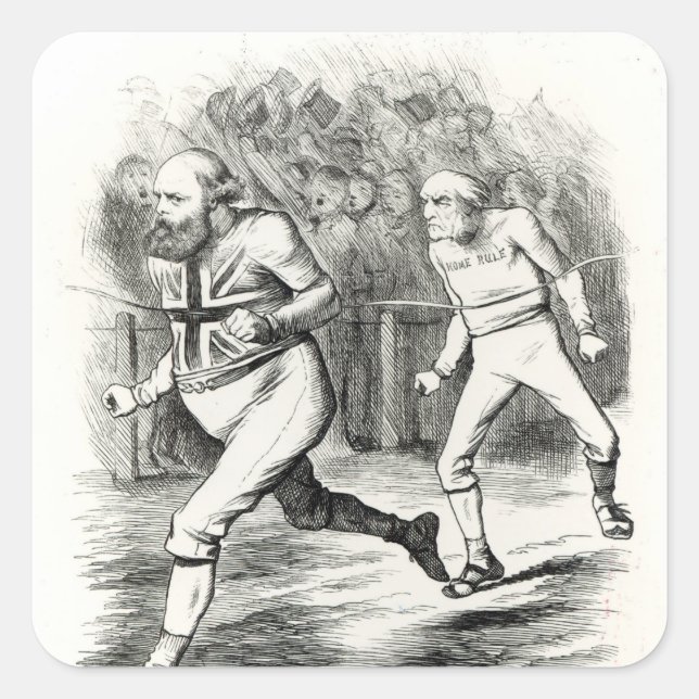 Sticker Carré La fin (Devant)