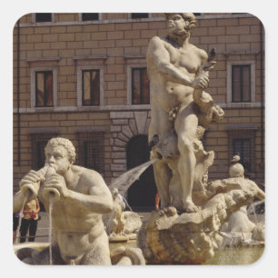 Sticker Carré La Fontaine du Moro