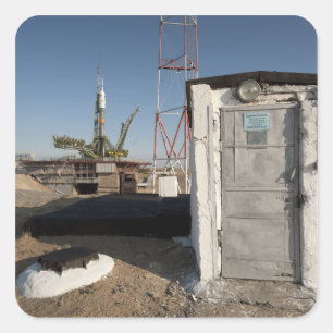 Sticker Carré La fusée Soyouz peu après l'arrivée 2