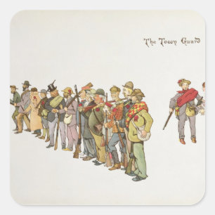 Sticker Carré La garde municipale du Leaguer de Ladysmith