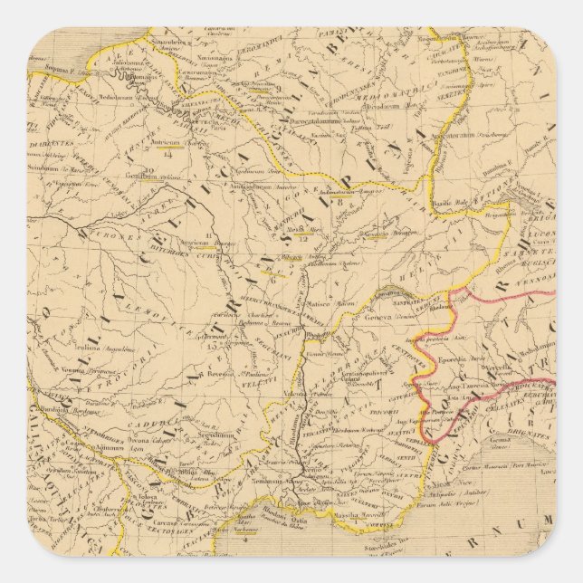 Sticker Carré La Gaule (Devant)