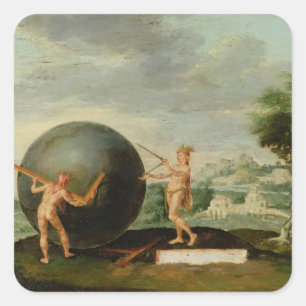 Sticker Carré La géométrie