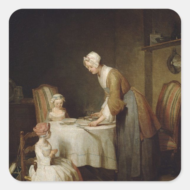 Sticker Carré La grâce, 1740 2 (Devant)