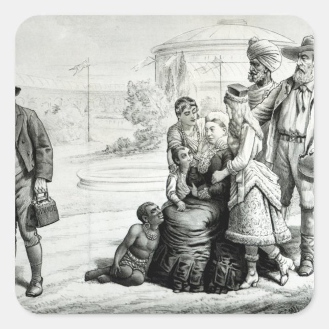 Sticker Carré La grâce de la famille (Devant)