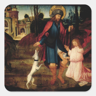 Sticker Carré La guérison de Saint Roch