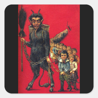 Sticker Carré La Krampus