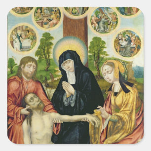 Sticker Carré La lamentation du Christ mort, c.1520