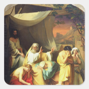 Sticker Carré La malédiction du jambon