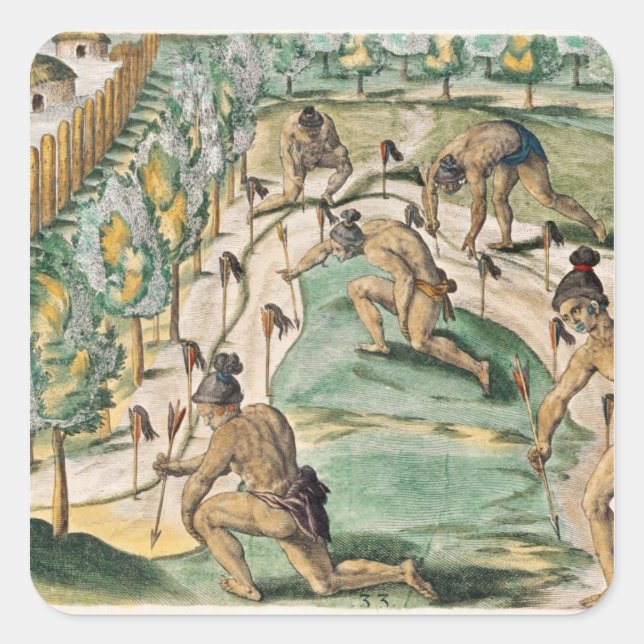 Sticker Carré La méthode de déclarer la guerre (Devant)