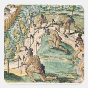 Sticker Carré La méthode de déclarer la guerre