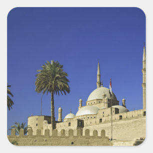 Sticker Carré La mosquée de Muhammad Ali à la Citadelle, aussi 2