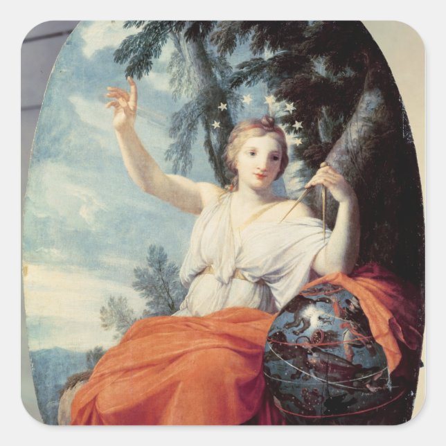 Sticker Carré La Muse Urania, 1646-47 (Devant)