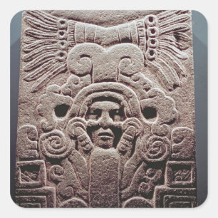 Sticker Carré La naissance de Topiltzin, 800-1100