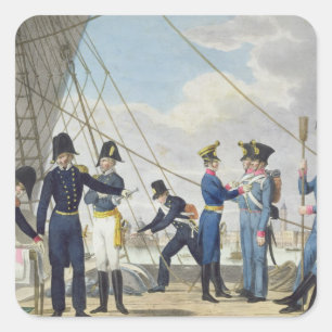 Sticker Carré La nouvelle marine autrichienne royale impériale