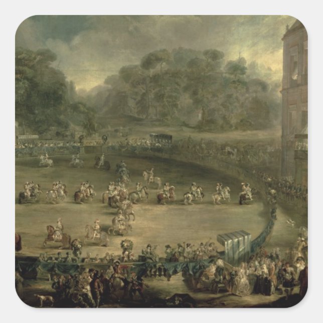 Sticker Carré La Parade Royale (Devant)