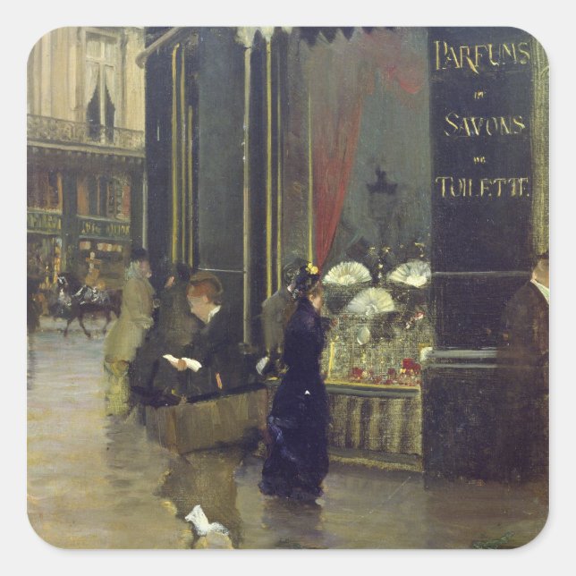 Sticker Carré La Parfumerie Viollet, Boulevard des Capucines (Devant)