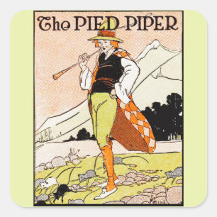Sticker Carré La pépinière pour enfants Pied Piper