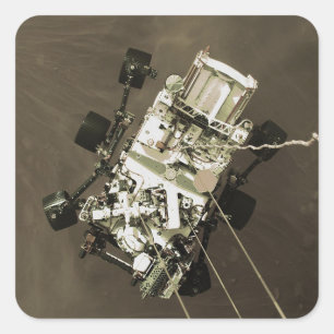 Sticker Carré La persévérance arrive sur Mars