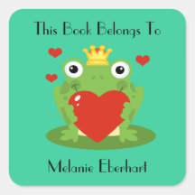 La plaque d'immatriculation du Prince de la Grenou