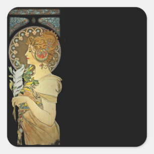 Sticker Carré La plume 1899