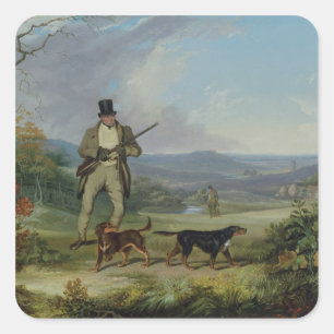 Sticker Carré La pousse d'après-midi