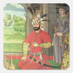 Sticker Carré La Réception