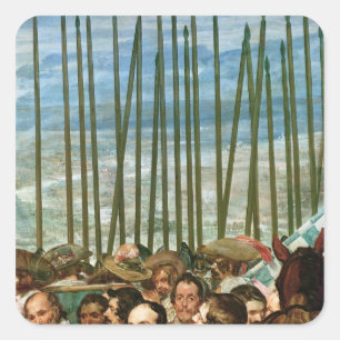 Sticker Carré La reddition de Breda, détails des soldats