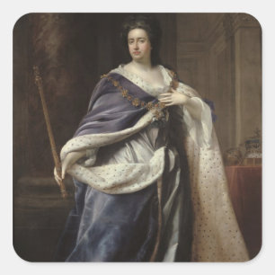 Sticker Carré La Reine Anne, 1703